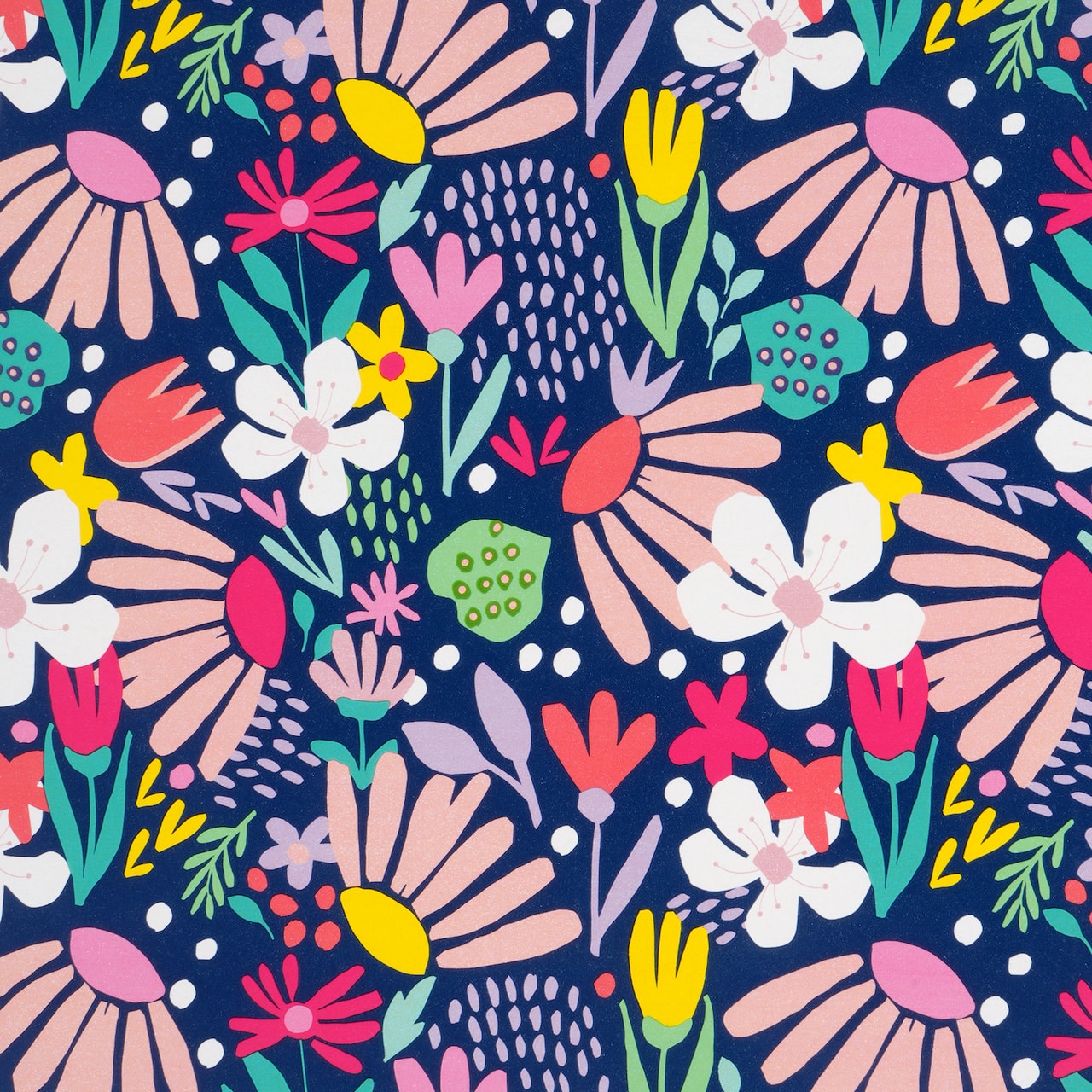 30" Whimsy Floral Gift Wrap by Celebrate It™